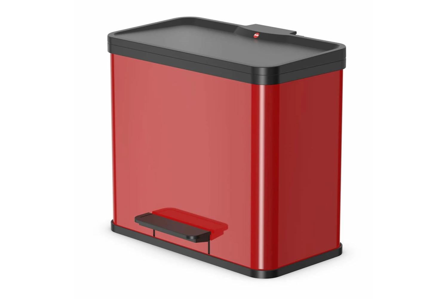 Hailo 415429 Pedal Bin Oko Duo Plus Size L 17 L+9 L Red 0630-240