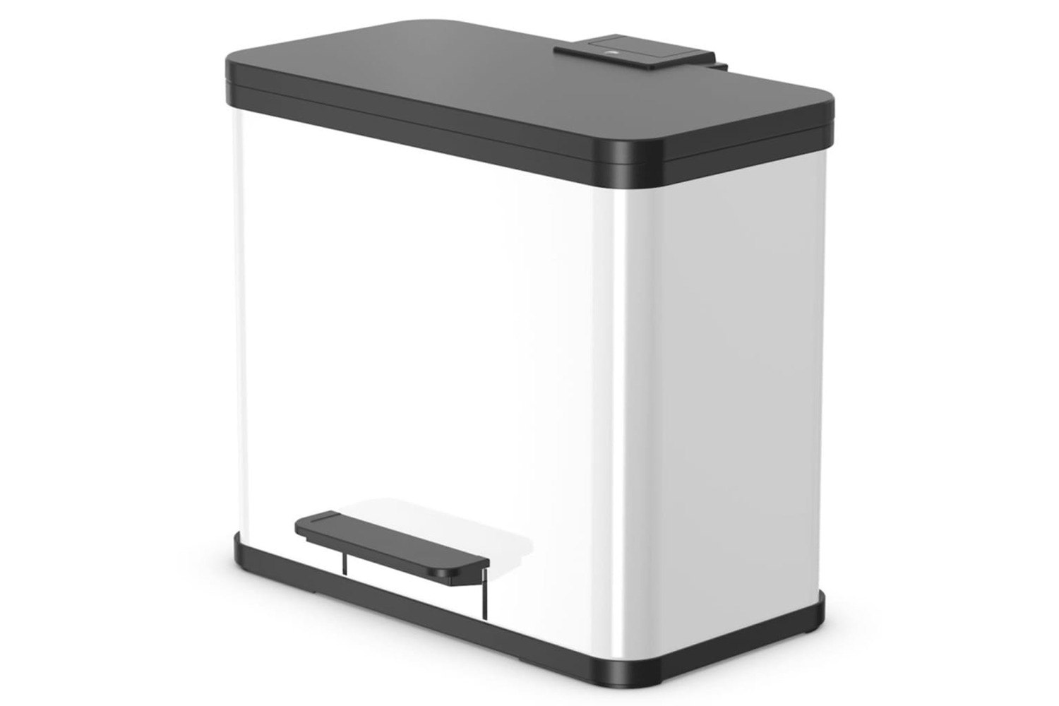 Hailo Pedal Bin Oko Duo Plus Size L 17 L+9 L White 0630-230