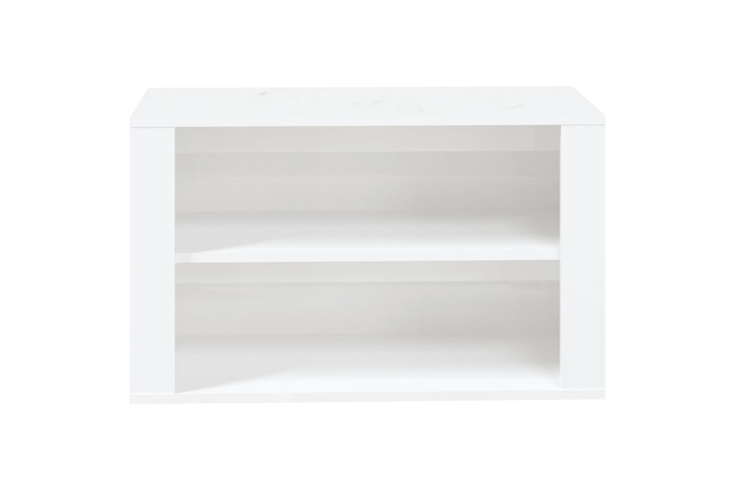 vidaXL 816898 Shoe Rack High Gloss White 75x35x45cm Engineered Wood