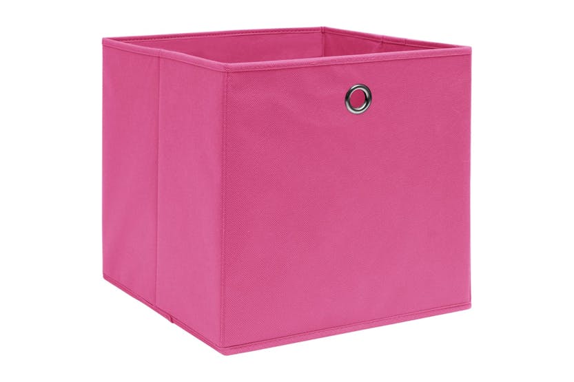 Vidaxl 288347 Storage Boxes 10 Pcs Pink 32x32x32 Cm Fabric