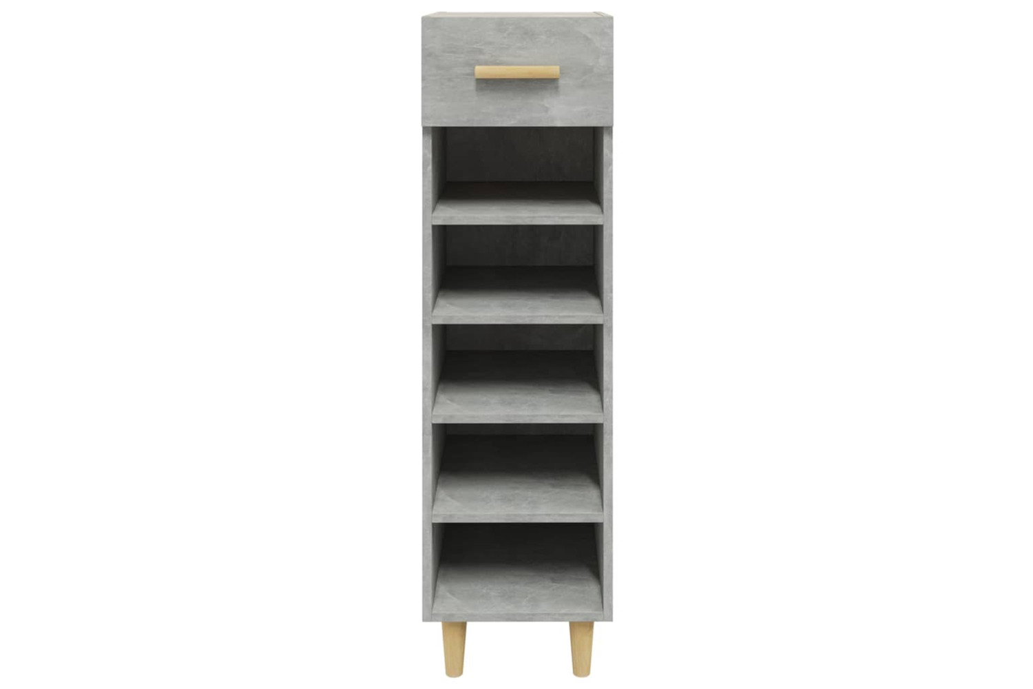 vidaXL 812802 Shoe Cabinet Concrete Grey 30x35x105cm Engineered Wood