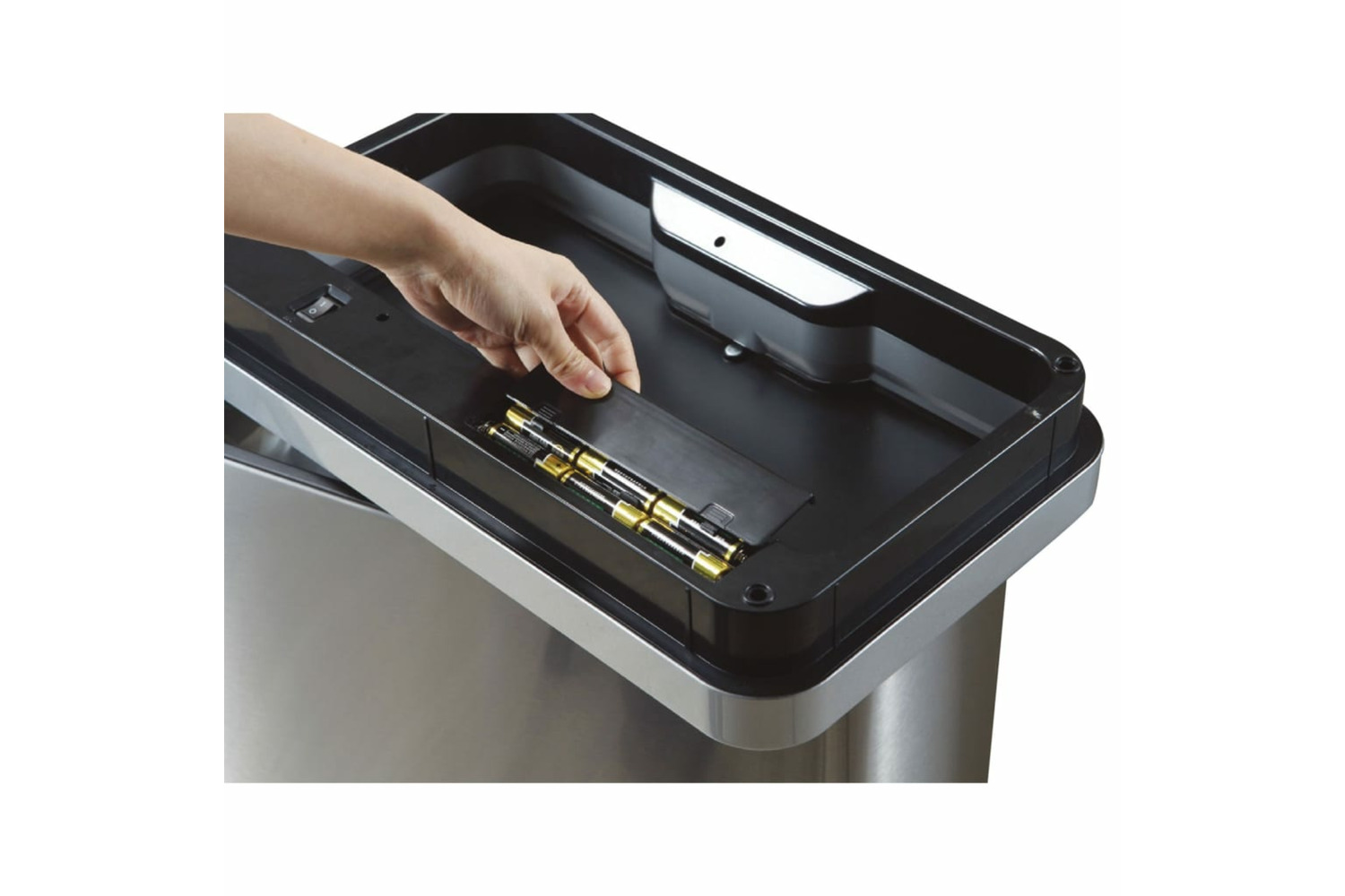 Eko Sensor Bin Mirage 2x20 L Matte Silver