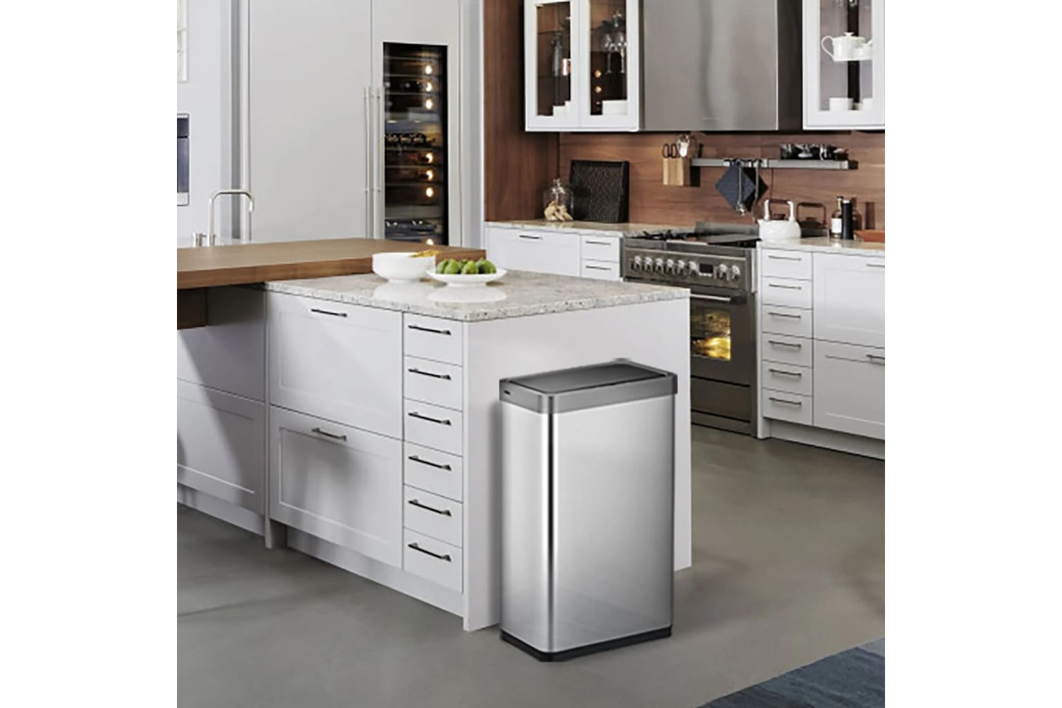 Eko Sensor Bin Mirage X 80 L Matte Silver