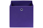 Vidaxl 288355 Storage Boxes 10 Pcs Purple 32x32x32 Cm Fabric