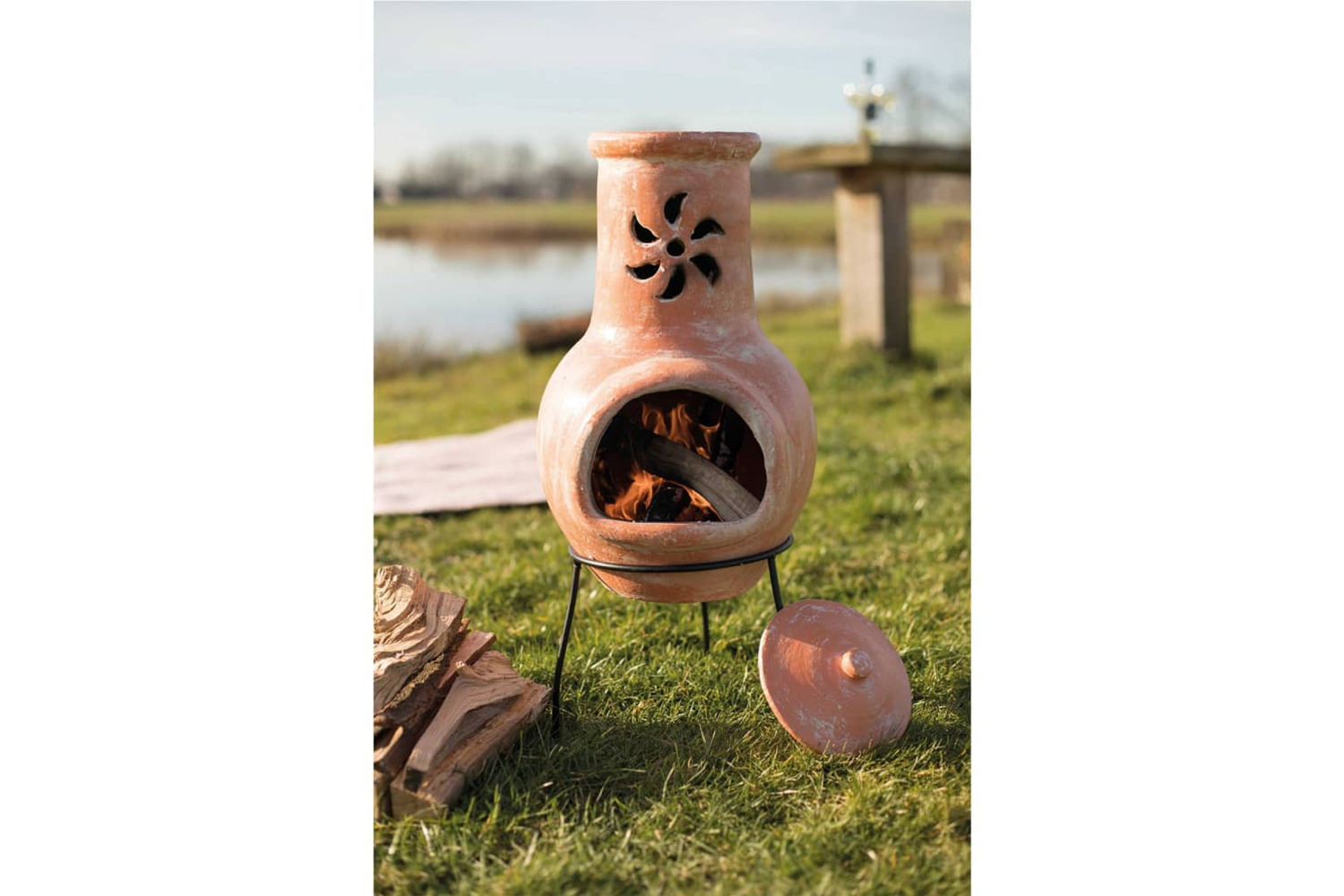 Redfire 411833 Fireplace Cancun Clay 86032