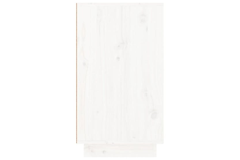 Vidaxl 814450 Shoe Cabinet White 110x34x61 Cm Solid Wood Pine