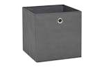 Vidaxl 325191 Storage Boxes 4 Pcs Non-woven Fabric 28x28x28 Cm Grey