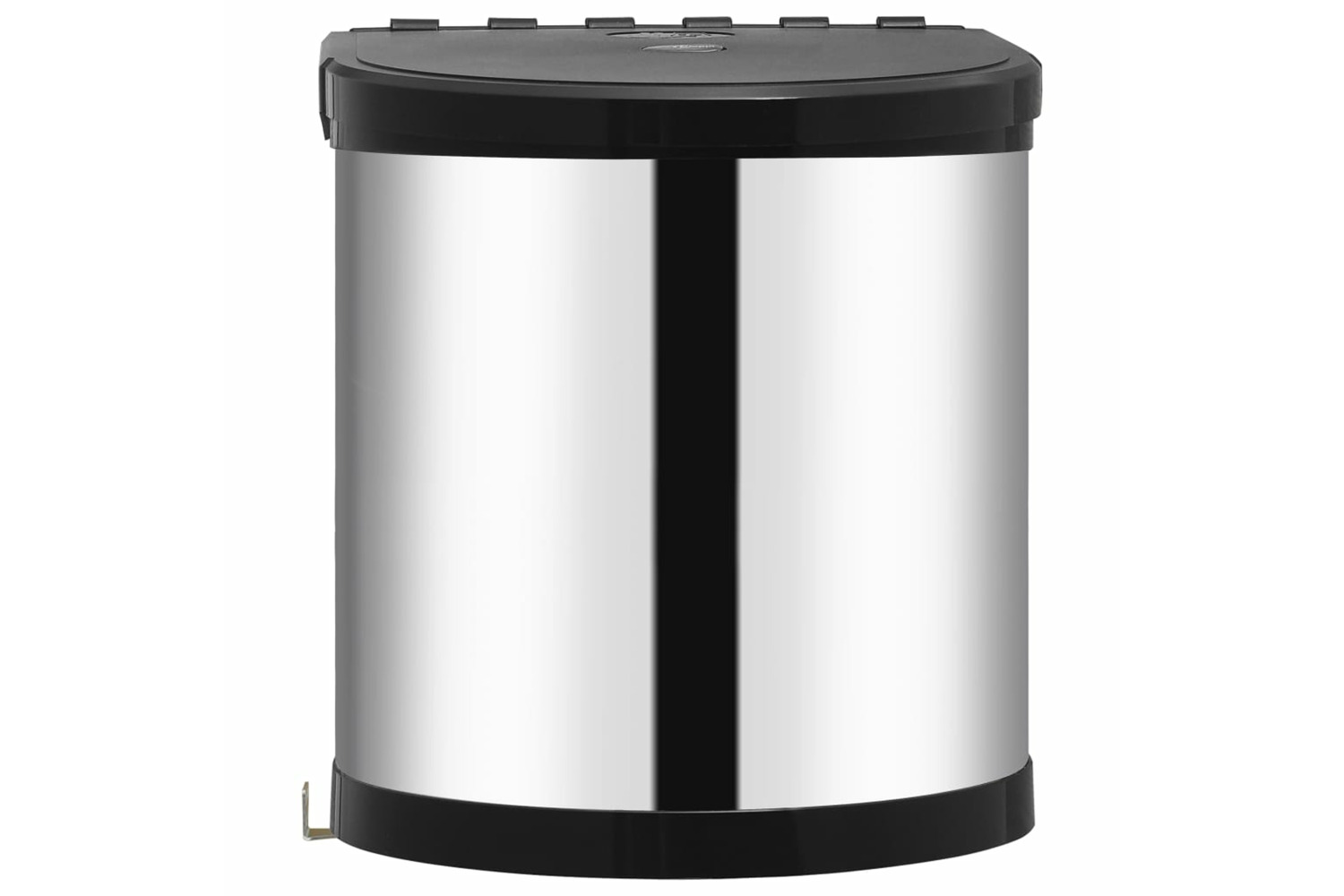 vidaXL 51172 Kitchen Built-in Dust Bin Stainless Steel 12 L