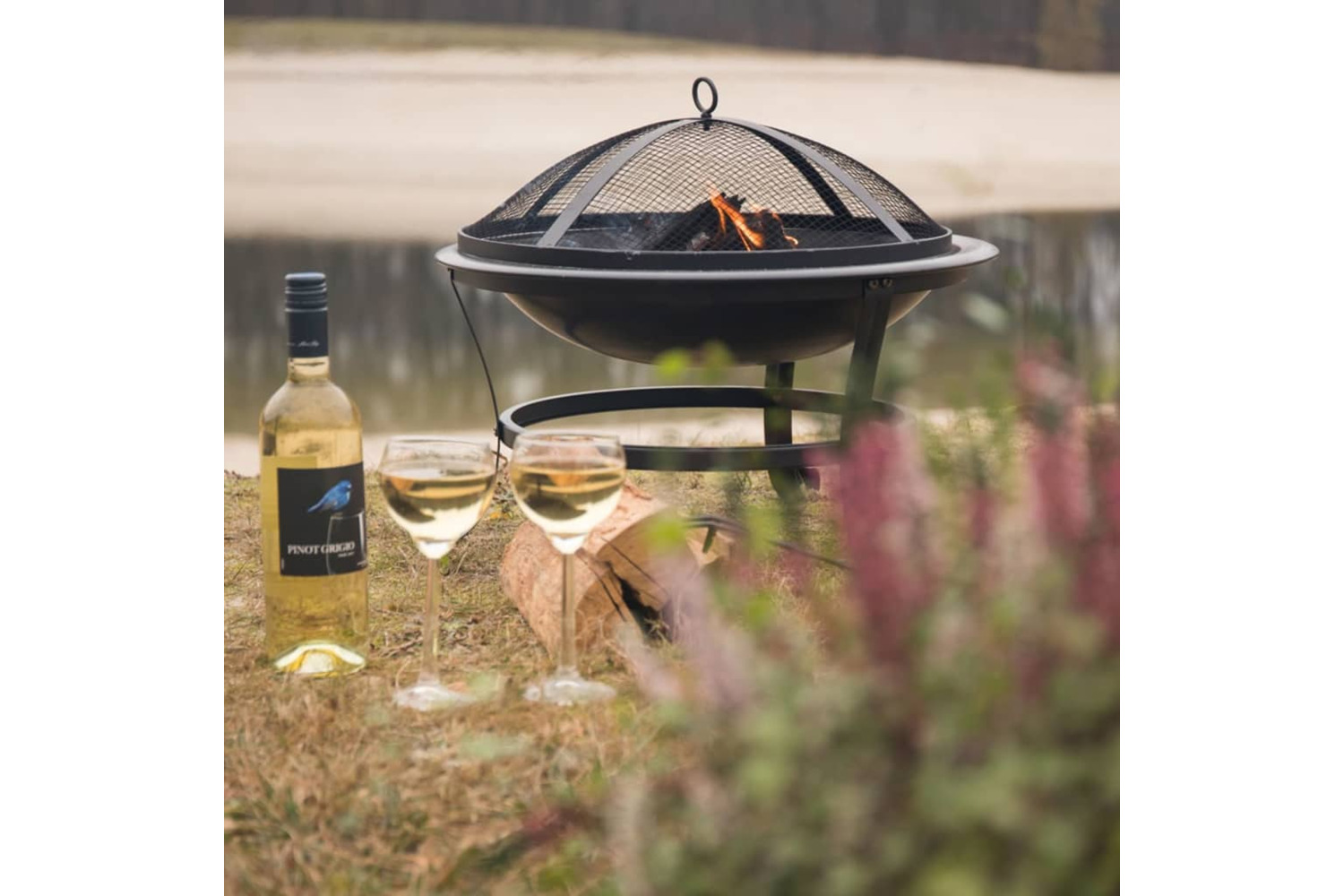 Redfire Fire Bowl Atlanta Black Steel 51 Cm 85014