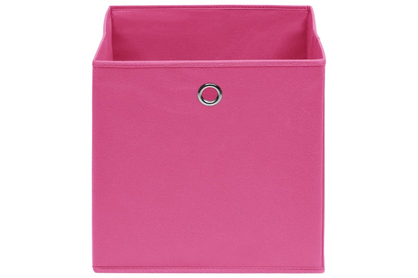 Vidaxl 325203 Storage Boxes 4 Pcs Non-woven Fabric 28x28x28 Cm Pink