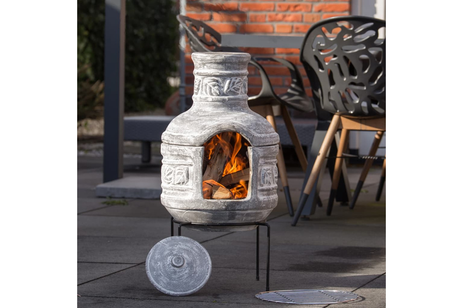 Redfire 433451 Fireplace Acopulco Clay Light Grey