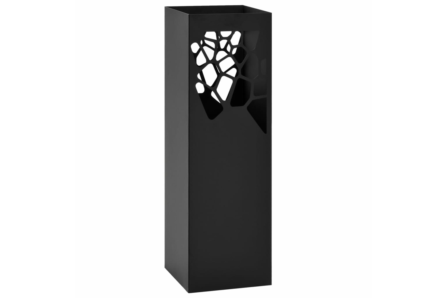 vidaXL 246798 Umbrella Stand Stones Steel Black