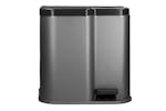 Curver 443823 Duo Pedal Bin Deco 15l With 6l Inner Buckets Light Grey