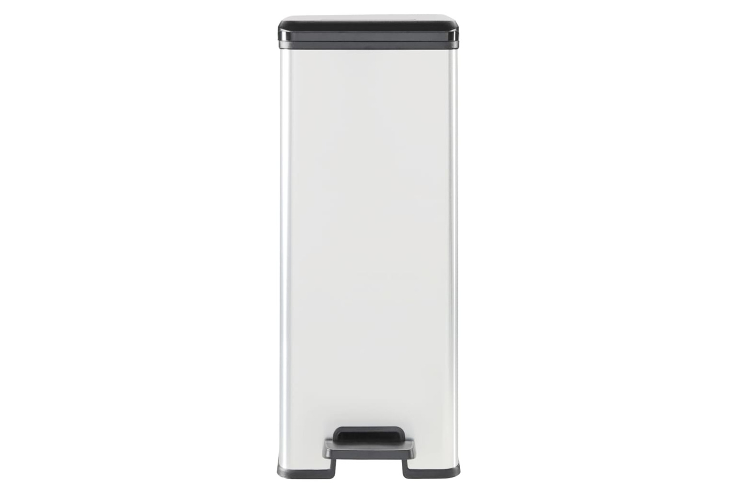 Curver 443833 Slim Pedal Bin Deco 40l Silver