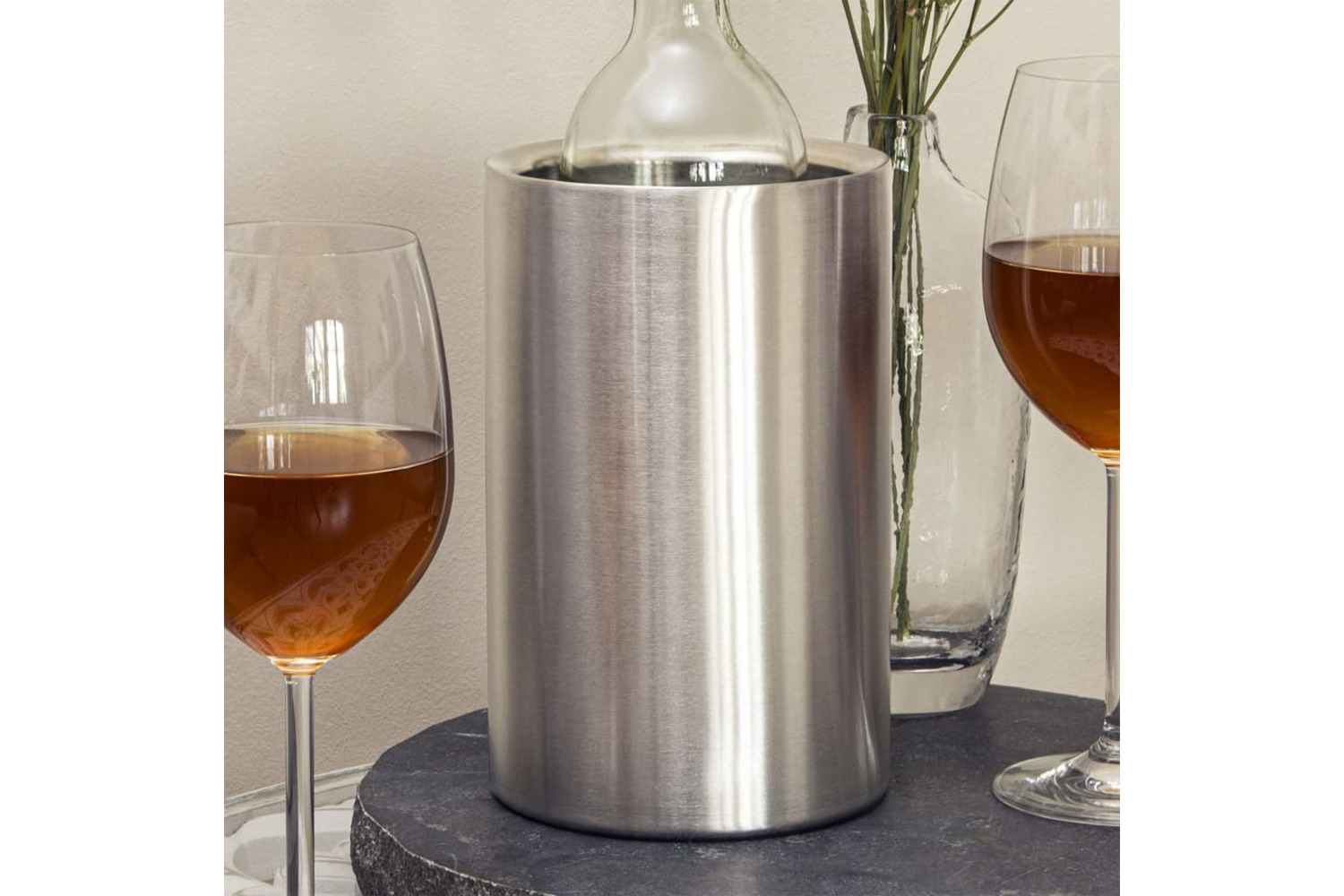 Hi 445565 Wine Cooler 12 X 20 Cm Stainless Steel