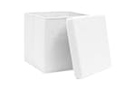 Vidaxl 325208 Storage Boxes With Covers 4 Pcs 28x28x28 Cm White