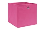 Vidaxl 325205 Storage Boxes 10 Pcs Non-woven Fabric 28x28x28 Cm Pink