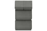 Vidaxl 332902 Stackable Storage Box Set Of 4 Pieces Fabric Anthracite