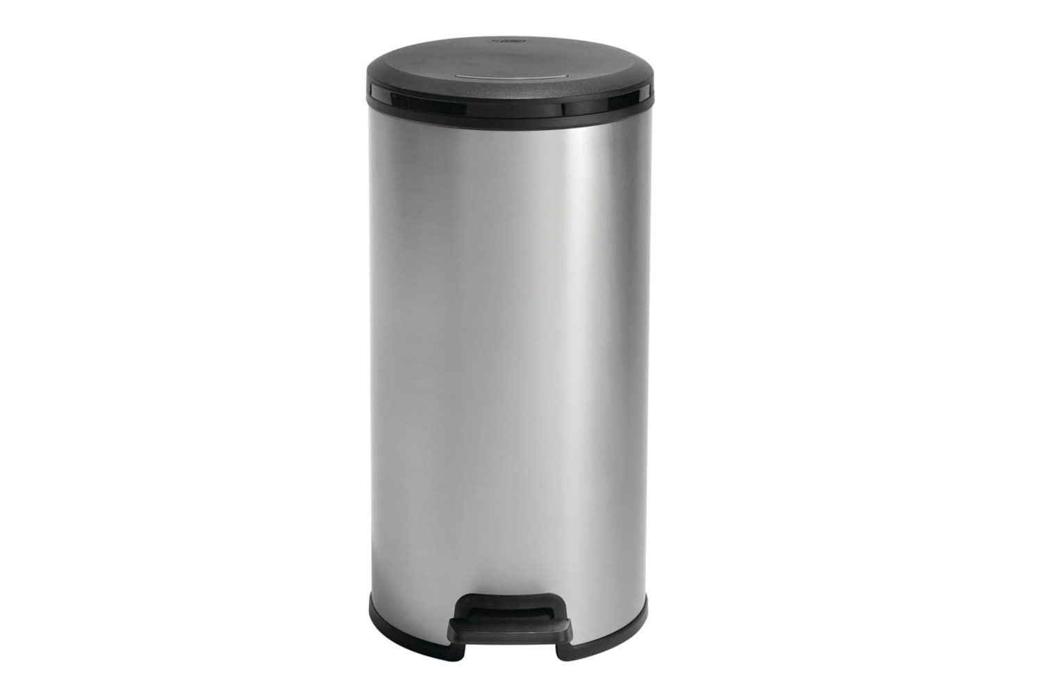 Curver 443831 Pedal Bin Deco Round 30l Silver