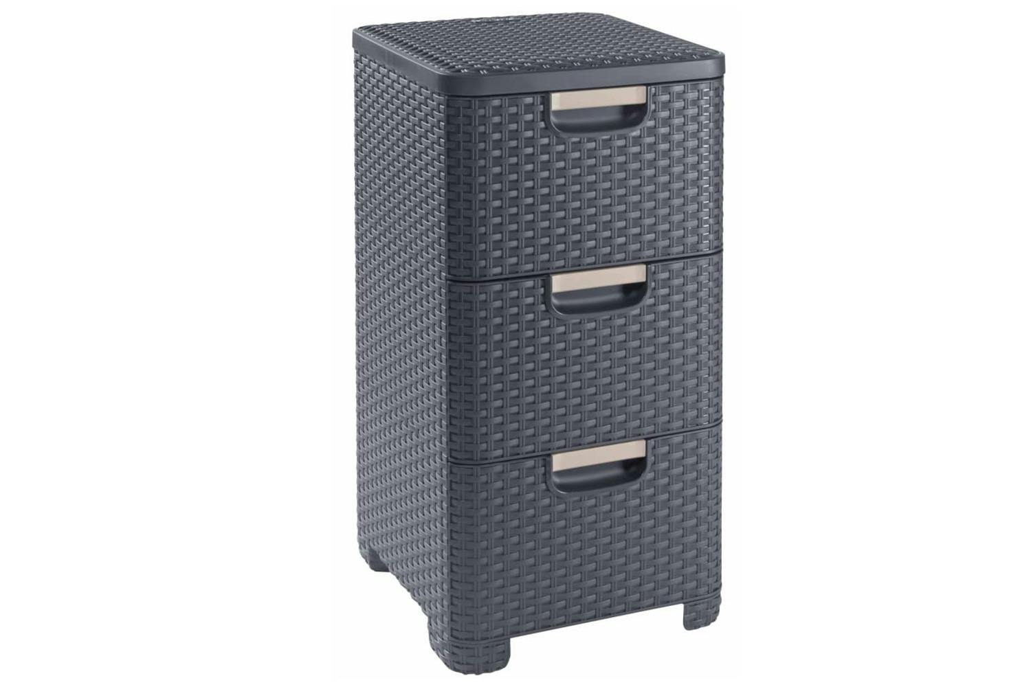 Curver 427236 Style Drawer Cabinet 42l Anthracite