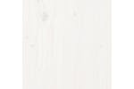 Vidaxl 813780 Shoe Cabinet White 70x38x45.5 Cm Solid Wood Pine