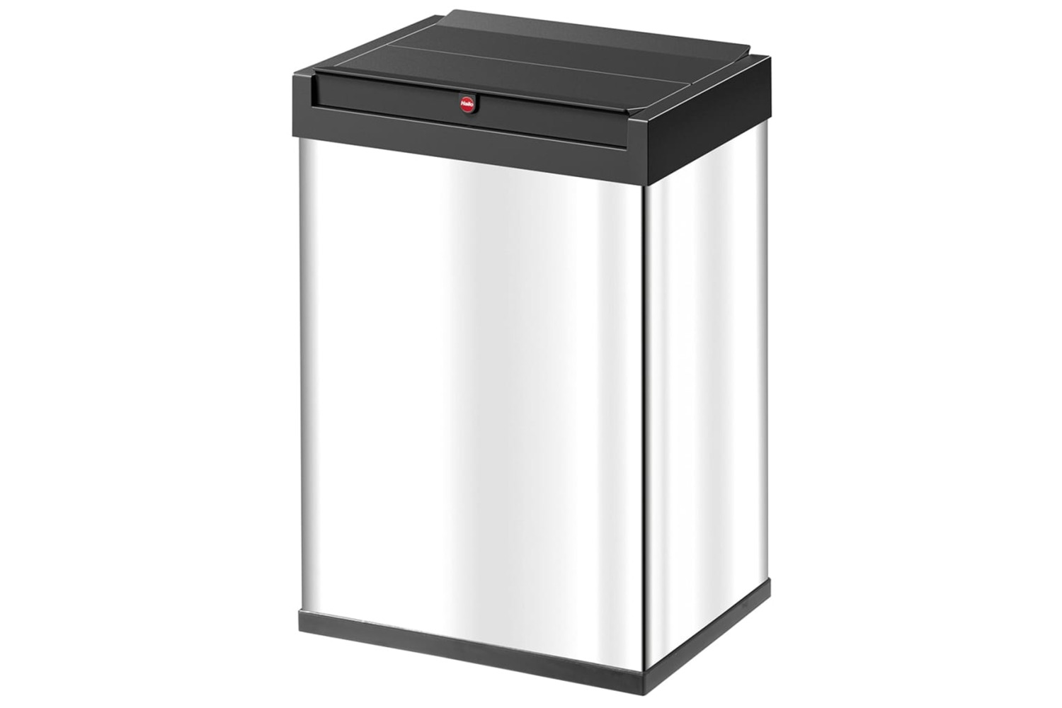 Hailo Waste Bin Big-box Swing Size L 35 L Stainless Steel 0840-111