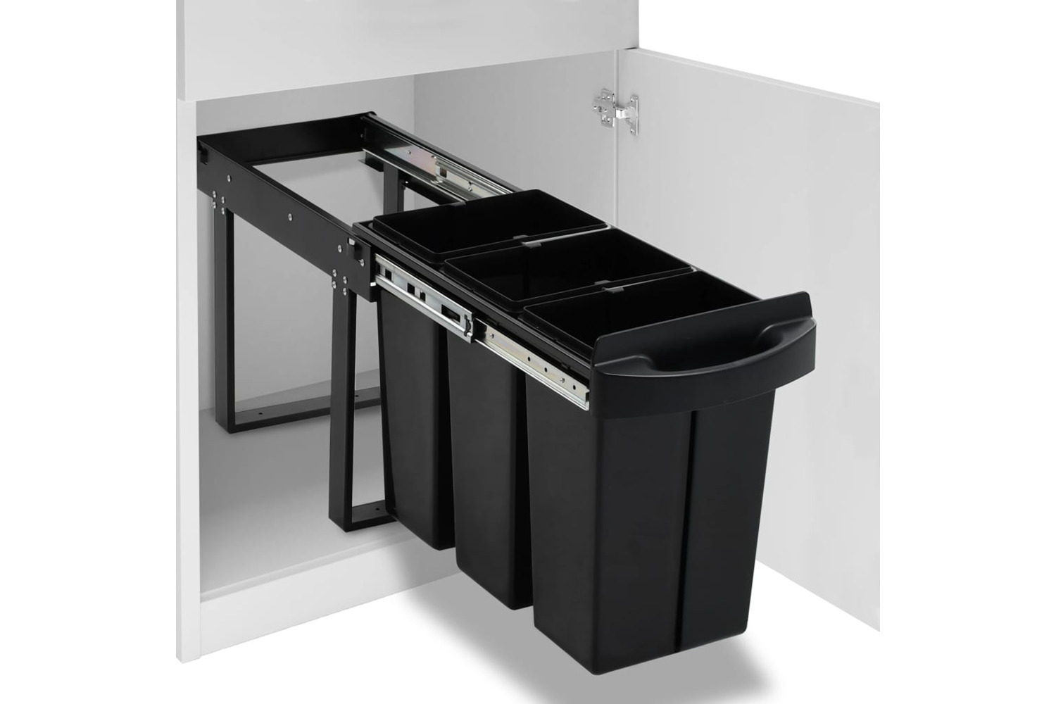 vidaXL 51180 Kitchen Cupboard Pull-out Dustbin Soft-close 36 L