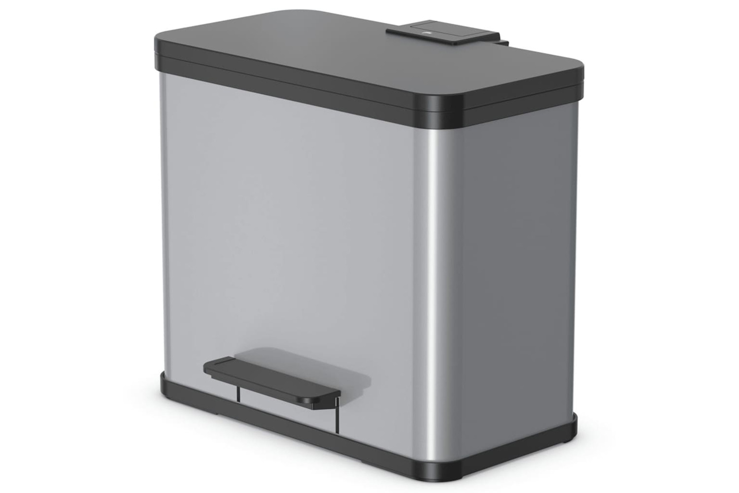 Hailo Pedal Bin Oko Trio Plus Size L 3x9 L Silver 0633-220
