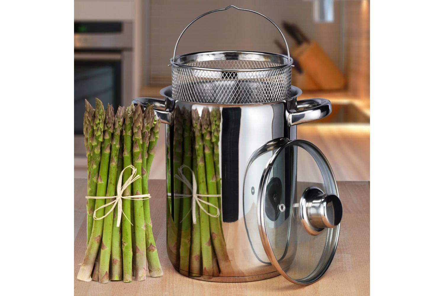 Hi Asparagus Pot/pan 4 L Silver