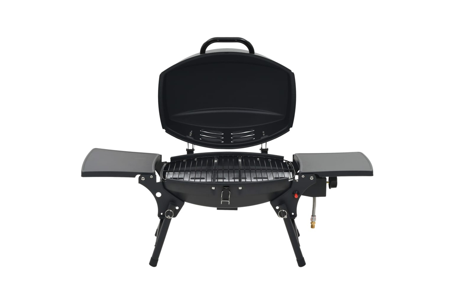 vidaXL 44276 Portable Gas Bbq Grill With Cooking Zone Black