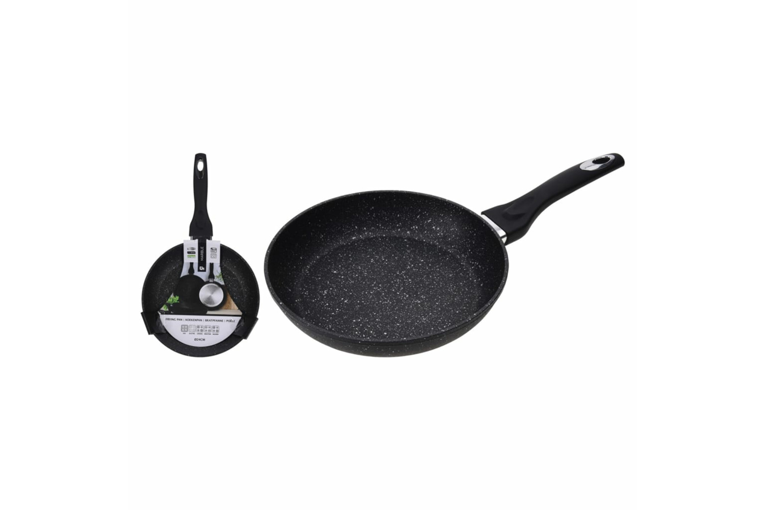 Excellent Houseware 443286 Frying Pan 24 Cm Forged Aluminium