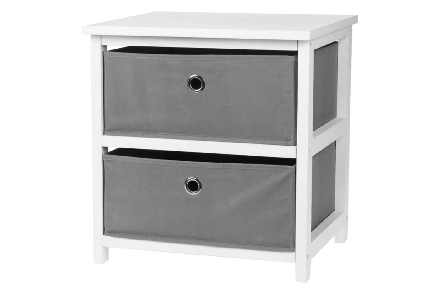 H&s Collection 441895 Storage Cabinet With 2 Drawers Mdf