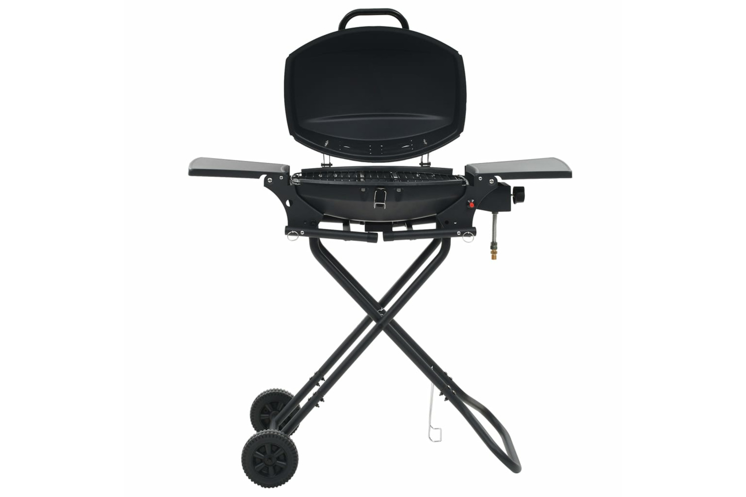 vidaXL 44278 Portable Gas Bbq Grill With Cooking Zone Black