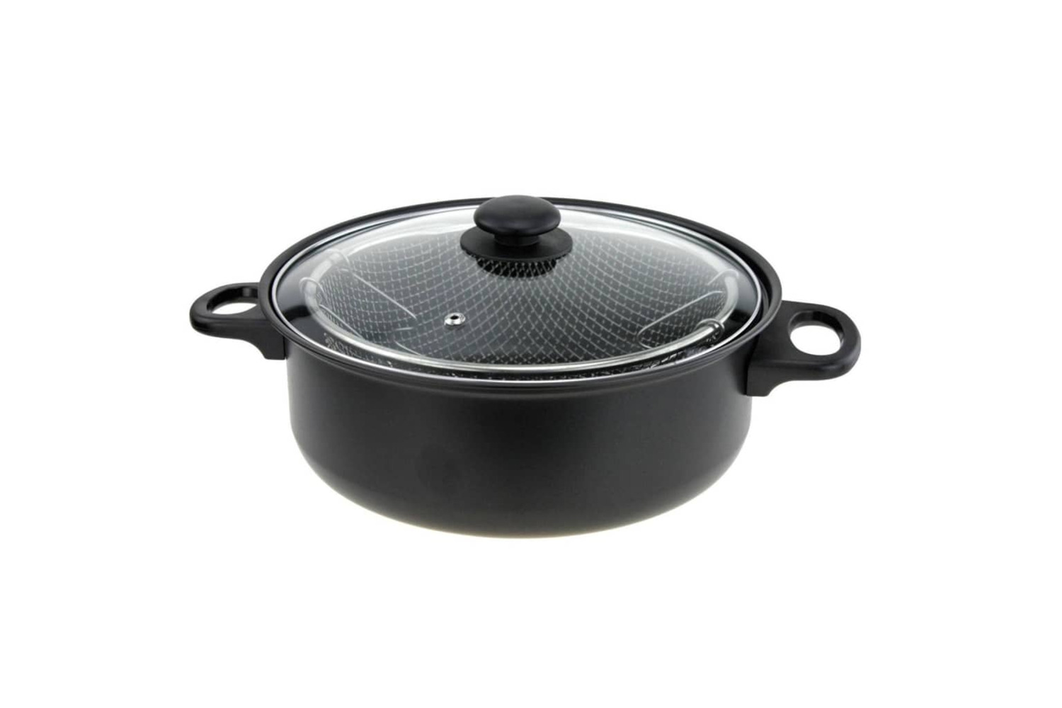 Excellent Houseware 443277 Frying Pan With Glass Lid 26 Cm