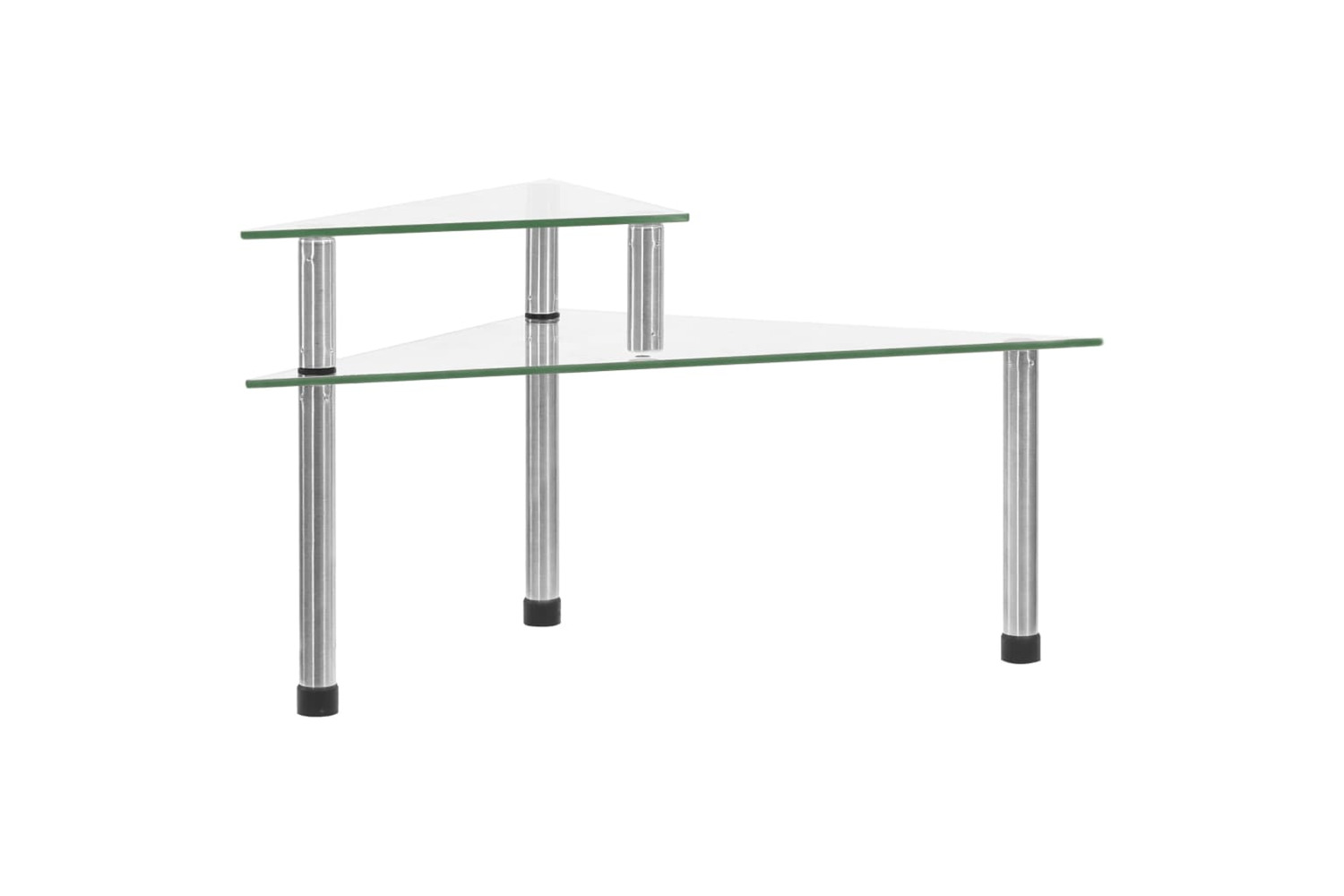 vidaXL 249525 Kitchen Shelf Transparent 49.5x35x19cm Tempered Glass