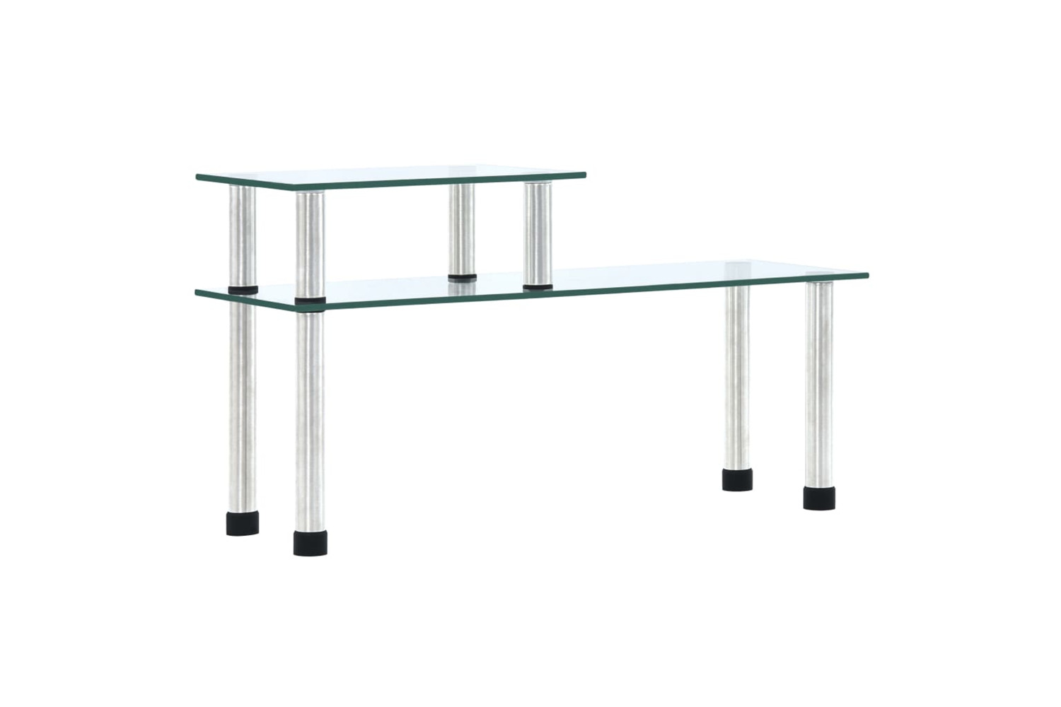 vidaXL 249523 Kitchen Shelf Transparent 45x16x26cm Tempered Glass