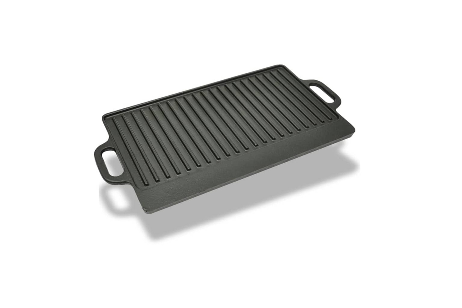 vidaXL 50126 Grill Platter Cast Iron Reversible 50x23cm