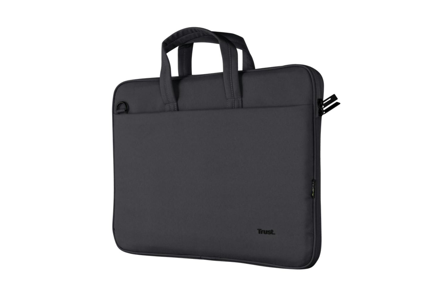 Trust Bologna 16" Eco-friendly Slim Laptop Bag | Black