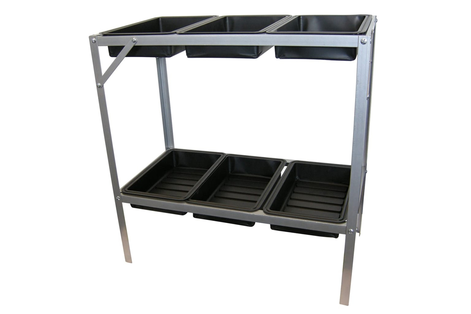Nature 403677 Potting Table 77 X 40 X 77 Cm Galvanised Steel