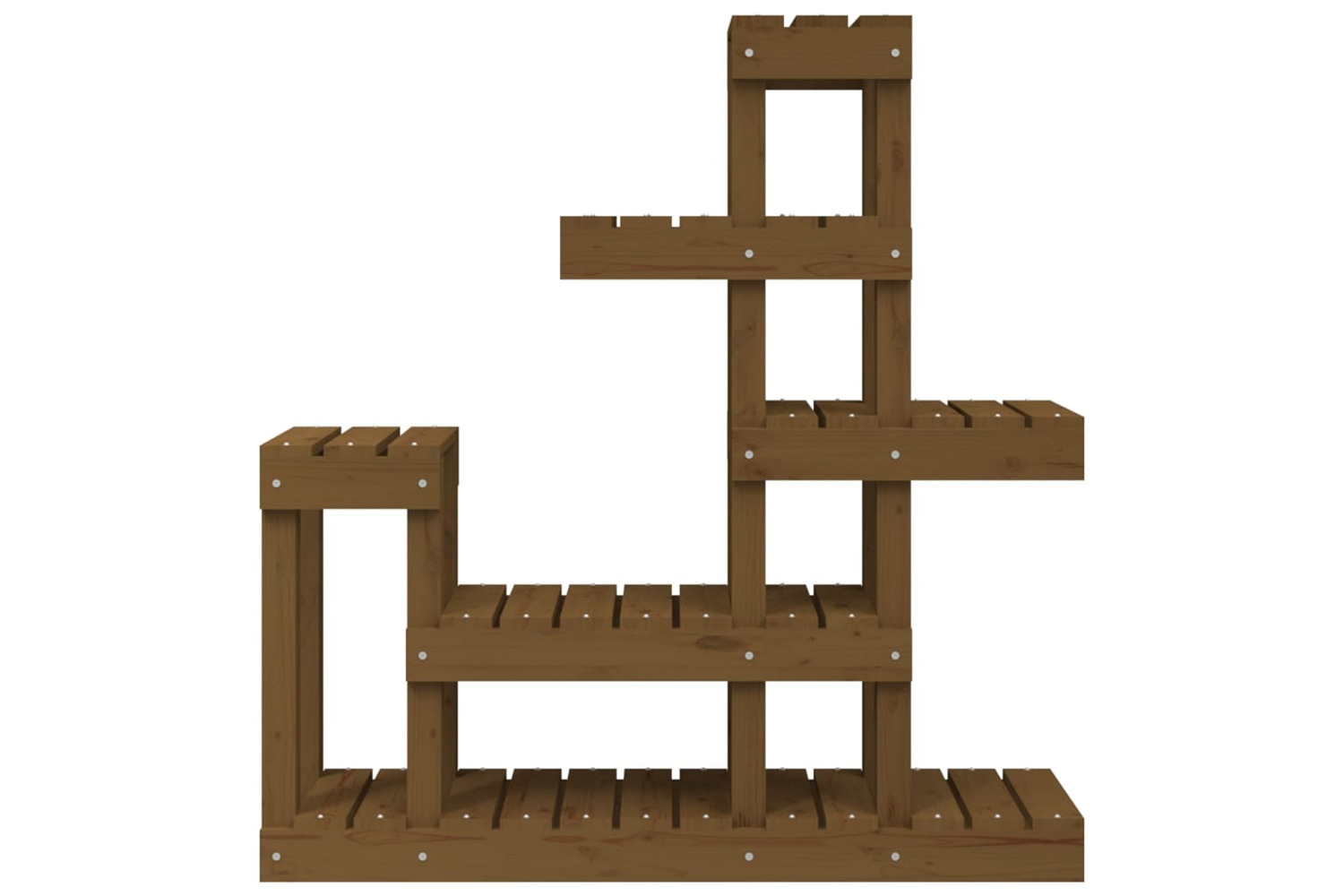 vidaXL 822105 Plant Stand Honey Brown 92x25x97cm Solid Wood Pine