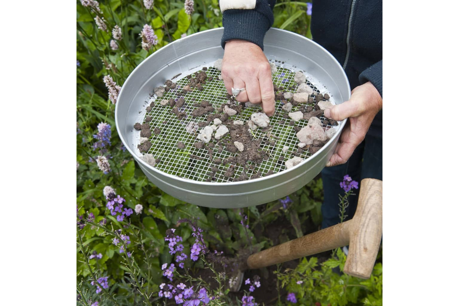 Nature 446382 Garden Sieve Ã37 Cm Mesh 6 Mm