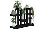 Vidaxl 822101 Plant Stand Black 104.5x25x77.5 Cm Solid Wood Pine