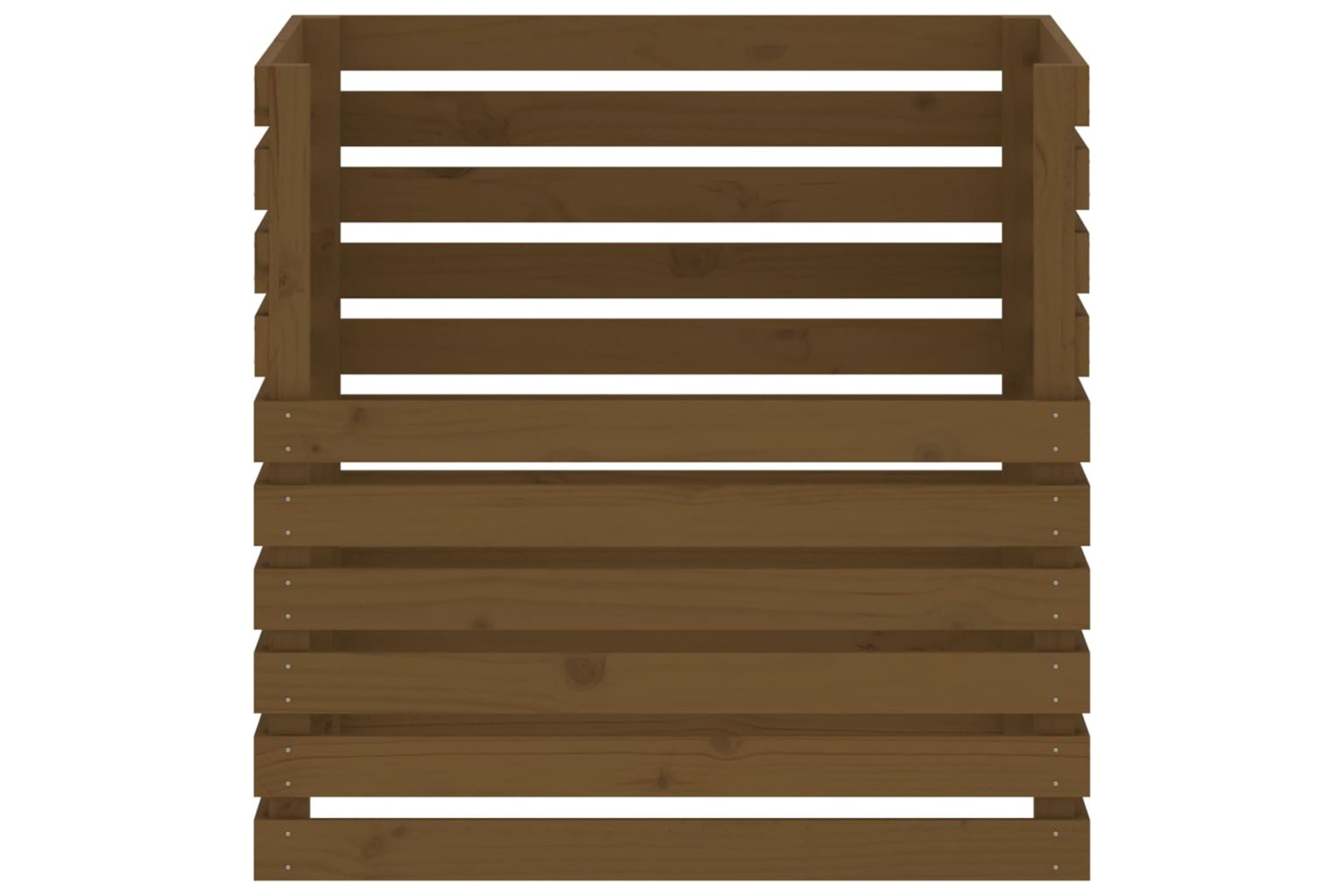 vidaXL 822190 Composter Honey Brown 80x80x78cm Solid Wood Pine