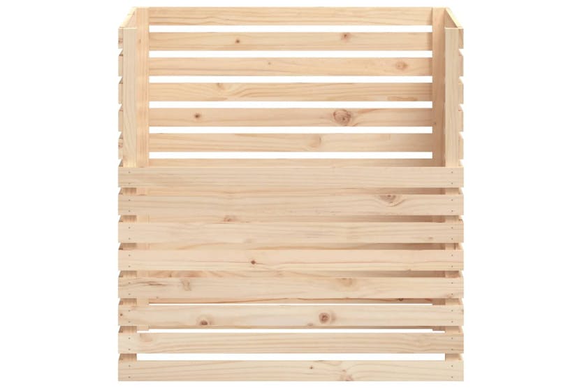 Vidaxl 822192 Composter 100x100x102 Cm Solid Wood Pine