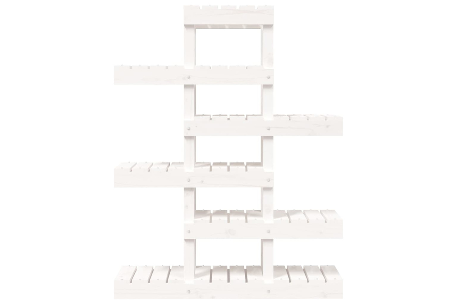 vidaXL 822088 Plant Stand White 85x25x109.5cm Solid Wood Pine