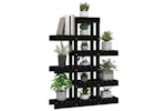 Vidaxl 822091 Plant Stand Black 85x25x109.5 Cm Solid Wood Pine