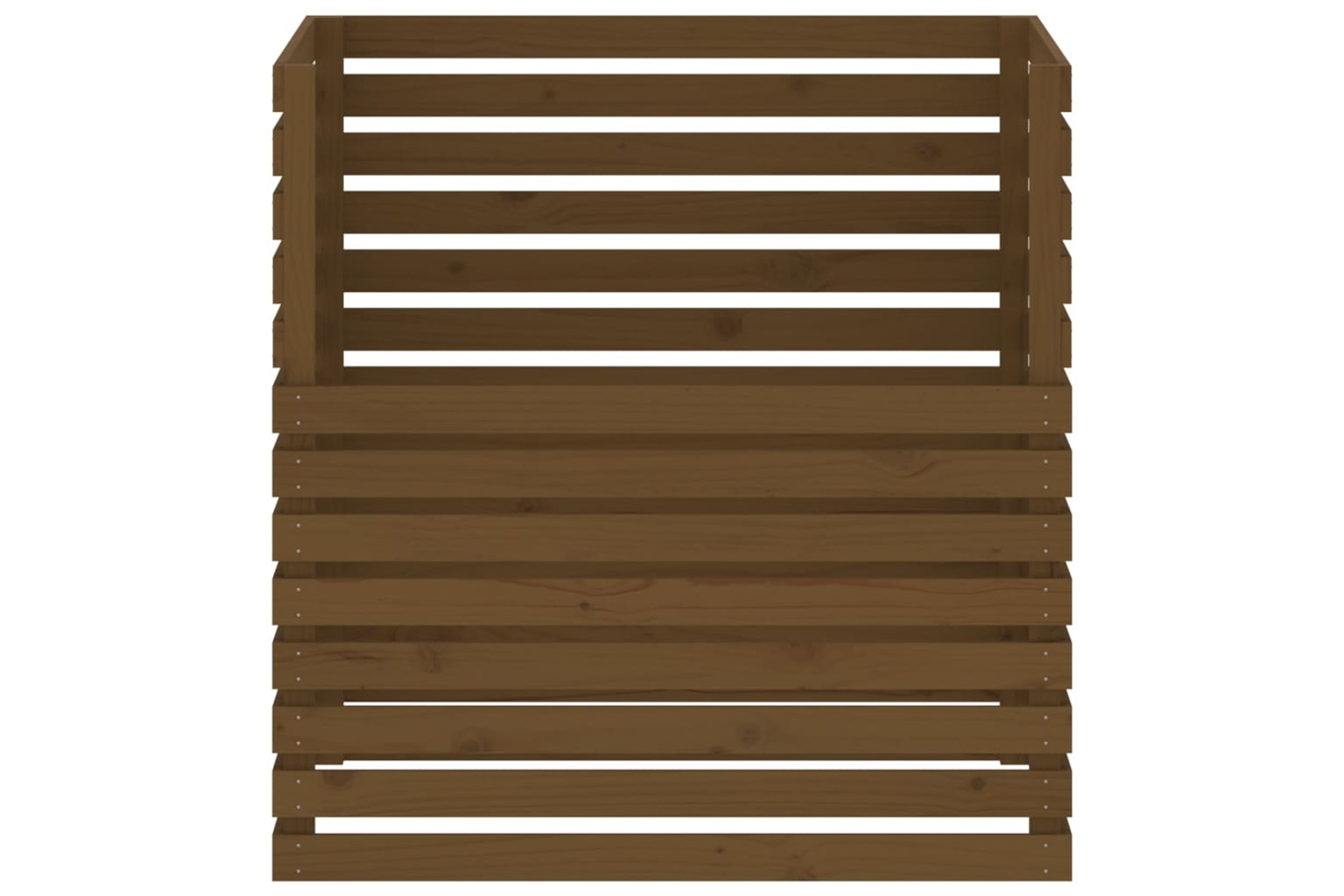 vidaXL 822195 Composter Honey Brown 100x100x102cm Solid Wood Pine