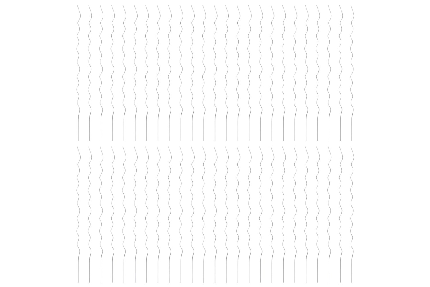 vidaXL 142413 50 Pcs Spiral Plant Supports 170cm Galvanised Steel