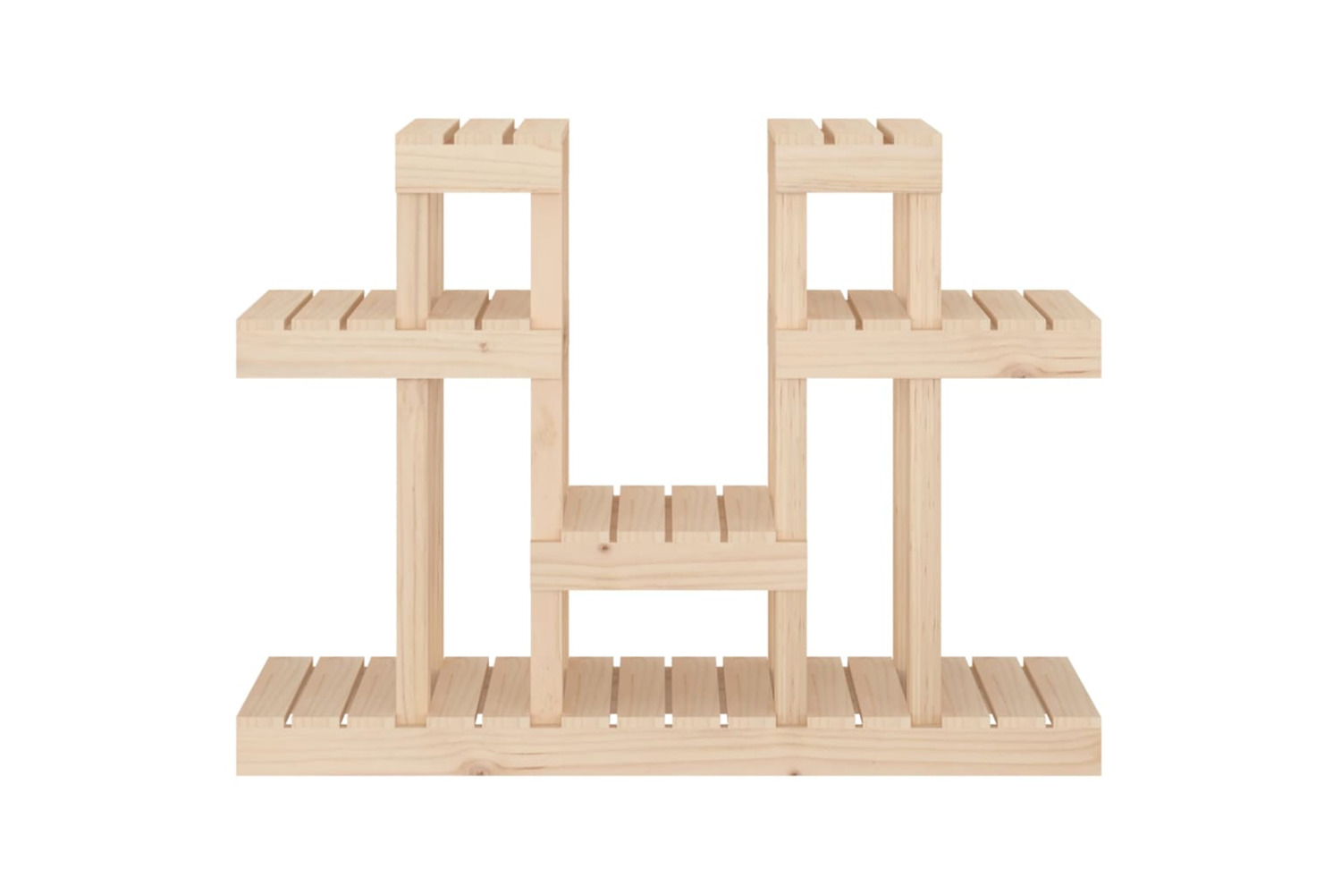 vidaXL 822097 Plant Stand 104.5x25x77.5cm Solid Wood Pine