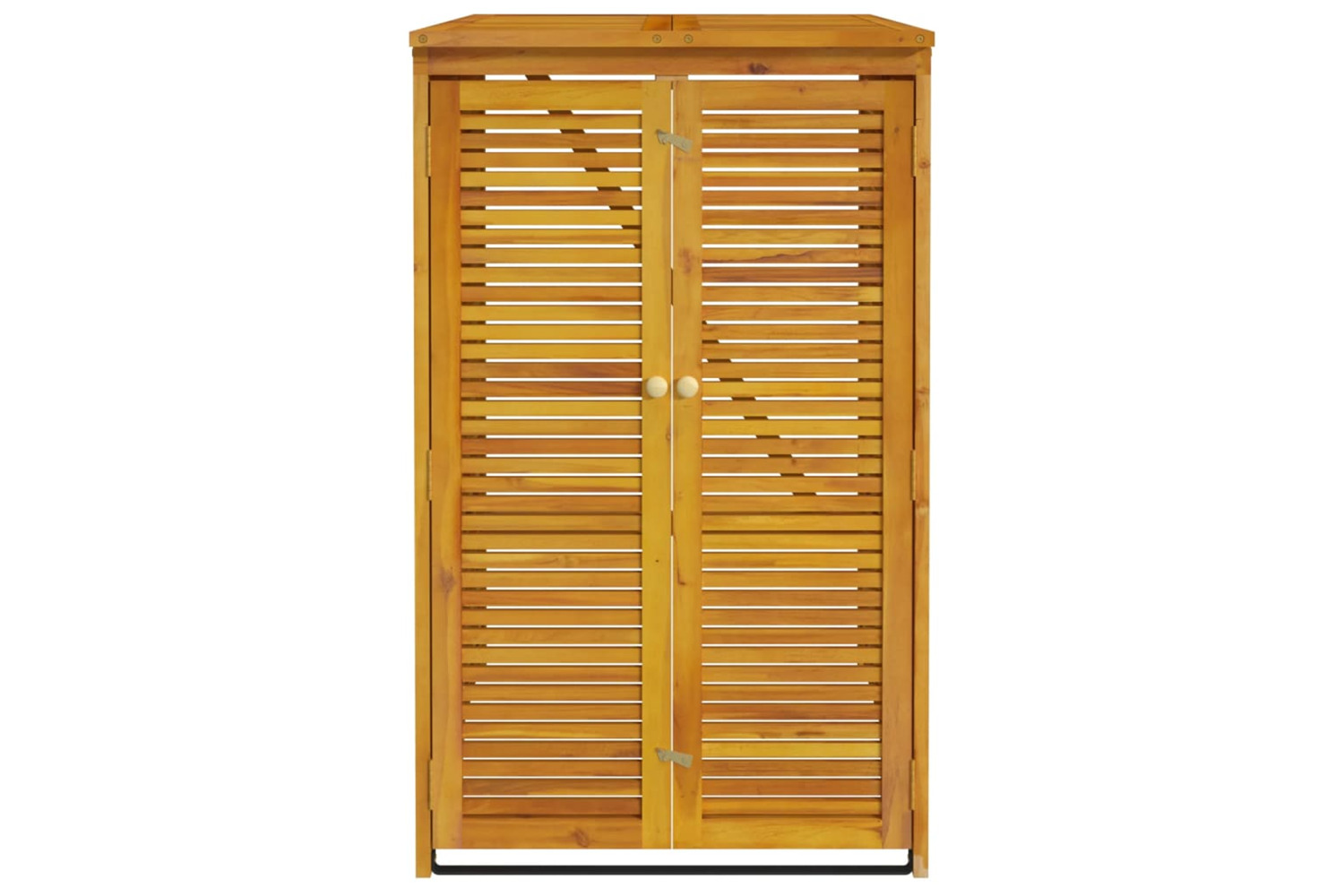 vidaXL 360027 Single Garbage Bin Shed 70x89x117cm Solid Wood Acacia